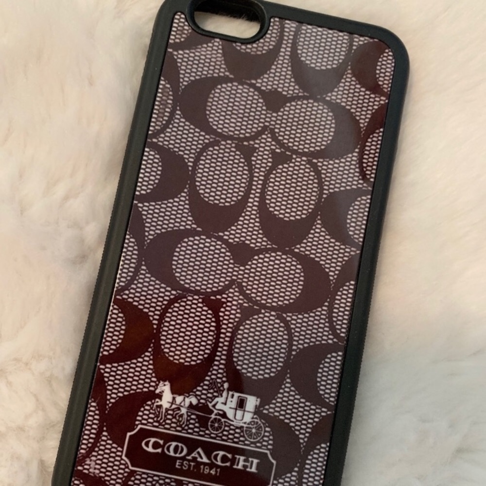 Coach iPhone 6 Case Brown Signature